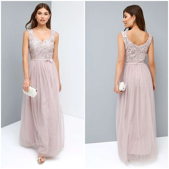 Little Mistress Dresses & Skirts - Little Mistress Pink Strap Dress, Size 6P